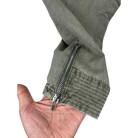 BlankNYC Paperbag Waist Cargo Trousers Sergeant Pepper green size 28 - Picture 9 of 11